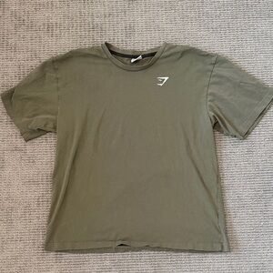 Gymshark Olive Green Short Sleeve Tee